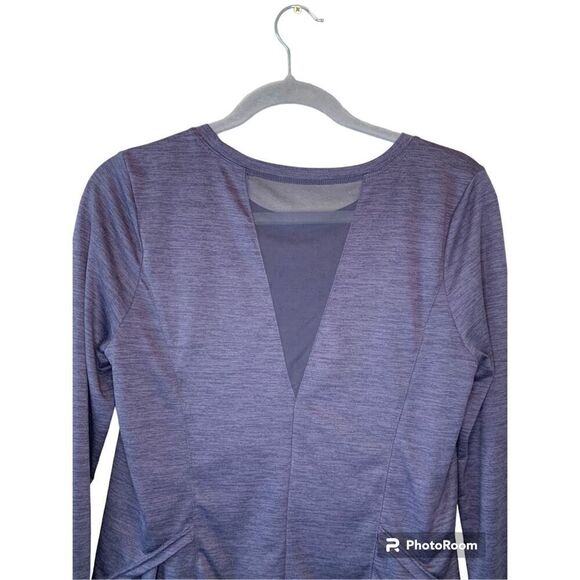Apana Purple Long Sleeve Workout Shirt Medium - Picture 4 of 6